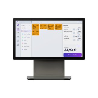 Terminal POS SUNMI D3 PRO z systemem sprzedaży FCPOS na ekranie